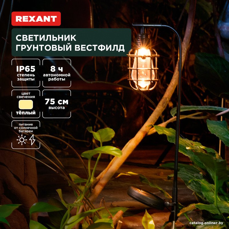 Садовый светильник Rexant Вестфилд 602-2425