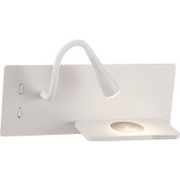 Бра Crystal Lux CLT 217W Qi+USB WH