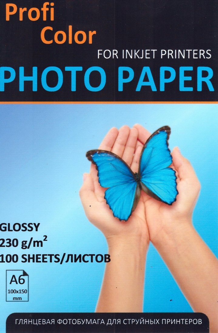 

Фотобумага ProfiColor Глянцевая A6 230 г/м2 100 л PCGA6230100