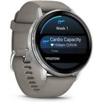 Умные часы Garmin Venu 4 45 мм (серебристый/серый)