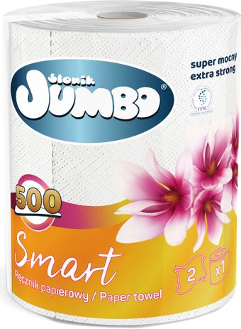 Бумажные полотенца Slonik Jumbo Smart 2 слоя (1 рулон)