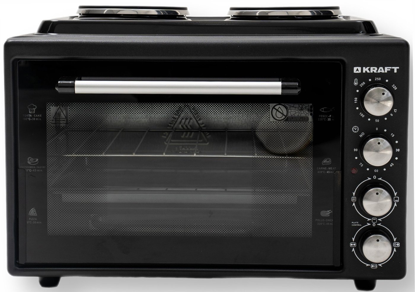 

Мини-печь Kraft KF-MOHP 3800 BL