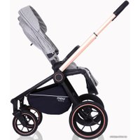 Универсальная коляска Rant MOWbaby Zoom PU (2 в 1, gold beige)