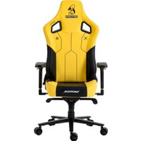 Игровое (геймерское) кресло Evolution Nomad PRO Cyberpunk Bloodhound (черный/желтый)