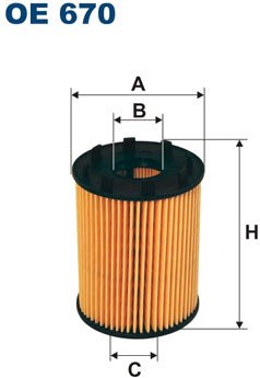

Масляный фильтр Filtron OE 670