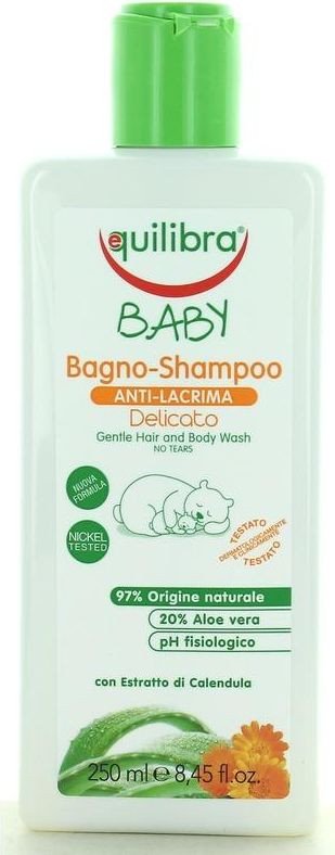 

Equilibra Baby Нежный детский гель для мытья тела и волос "Без слез" 250 мл