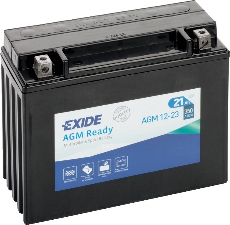 

Мотоциклетный аккумулятор Exide AGM12-23 (21 А·ч)