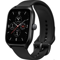 Умные часы Amazfit GTS 4 (черный, с черным ремешком из фторэластомера)