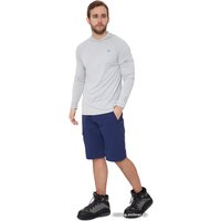 Футболка FHM Mark Hoodie (XXXL, светло-серый)