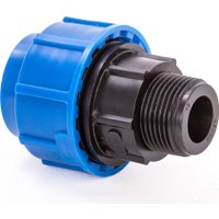 Фитинг Lammin Муфта соединительная с наружной резьбой для ПЭ труб 63х1 1/4"