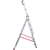 Лестница-стремянка Новая высота NV 523 трёхсекционная индустриальная 3x6 ступеней