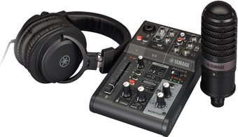 Микшер Yamaha AG03MK2 LSPK (черный)