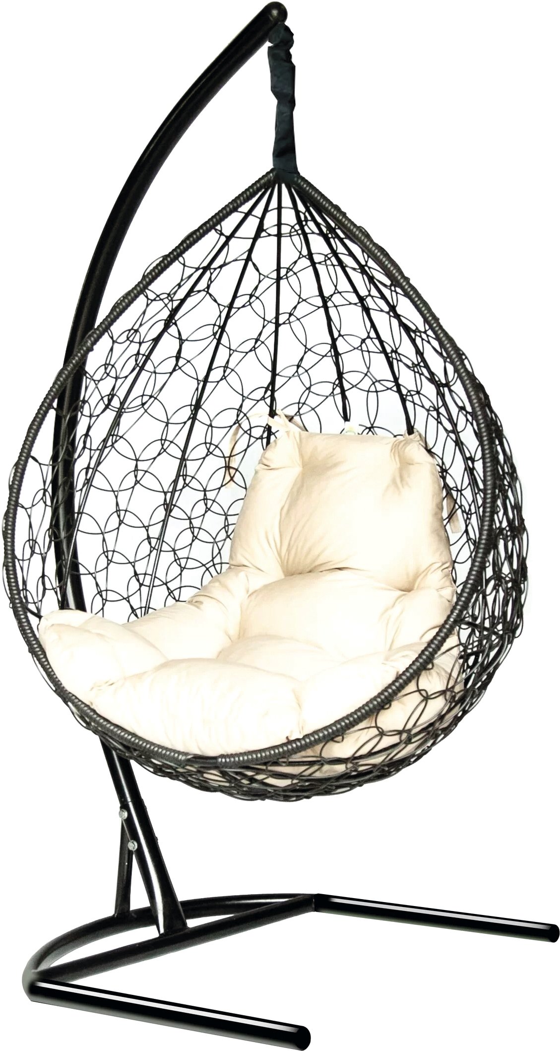 

Подвесное кресло LetoLux Liverpool Comfort (черный/бежевый)