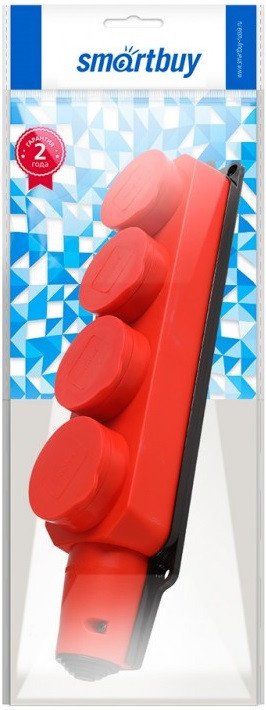 Розетка SmartBuy SBE-16-4-00-R