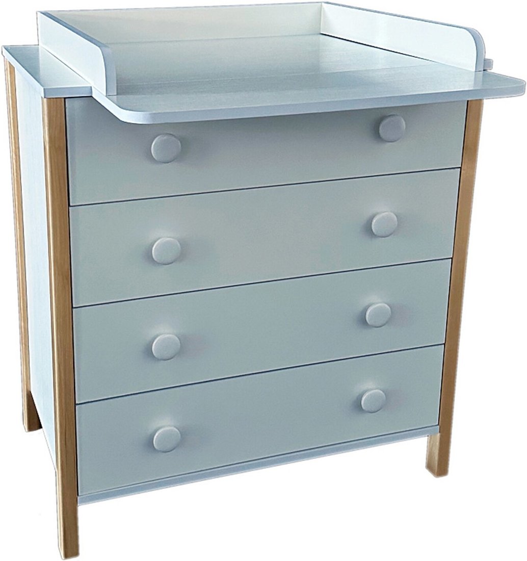 

Детский комод Антел Solnyshko ЛДСП 800/4 (белый/бук)