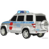 Внедорожник Технопарк Uaz Патриот Полиция PATRIOTBLACK-15PLPOL-SL