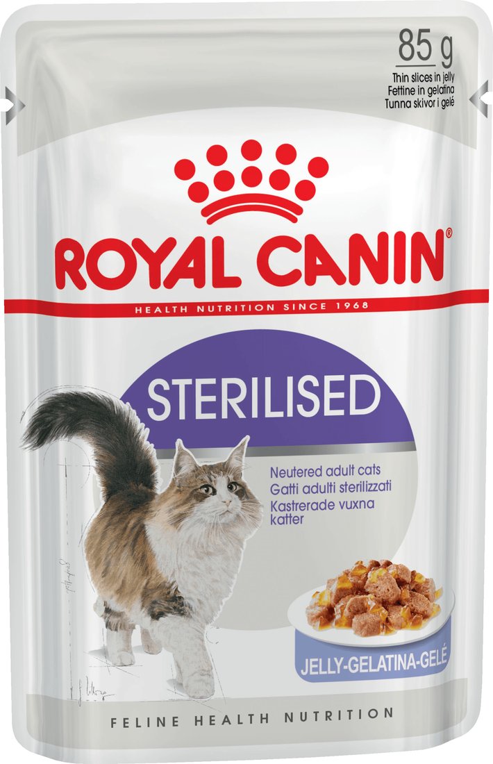 

Пресервы Royal Canin Sterilised (для стерилизованных) в желе 85 г