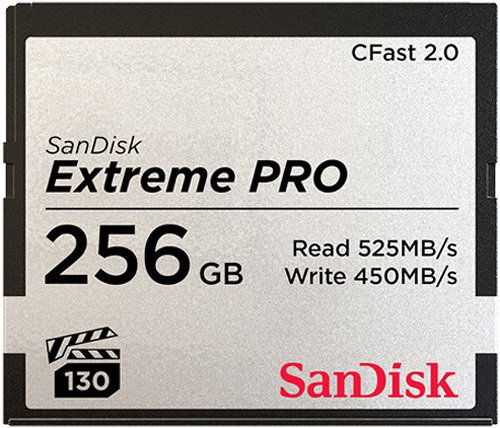

Карта памяти SanDisk Extreme PRO CFast 2.0 SDCFSP-256G-G46D 256GB