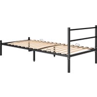 Кровать Князев Мебель Калабрия 1 КЛ1.80.200.Ч (черный муар)