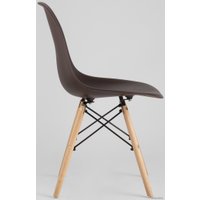 Стул Stool Group Eames DSW (коричневый)