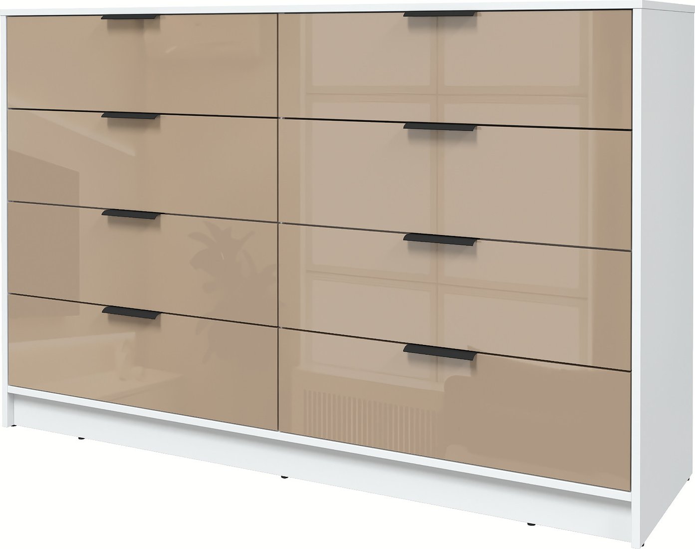 

Комод Интерлиния Концепт КТ-К157 Глосс (белый платинум/капучино глянец)