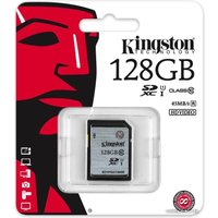 Карта памяти Kingston SDXC (Class 10) 128GB (SD10VG2/128GB)