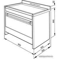 Кухонная плита Smeg A1-9