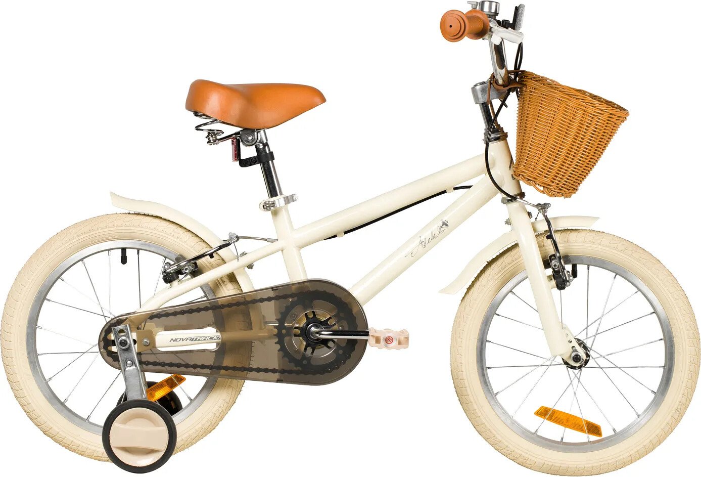 

Детский велосипед Novatrack Adele 16 163ADELE.BG6 (бежевый)
