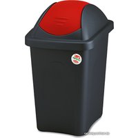 Контейнер для раздельного сбора мусора Stefanplast 70213 (черный/красный) в Могилеве