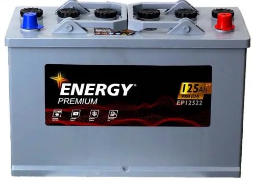 

Автомобильный аккумулятор Energy Premium EP12522 R+ (125 А·ч)