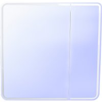  Symbolite Шкаф с зеркалом для ванной Каре 80x80 (с подсветкой, сенсор на зеркале)