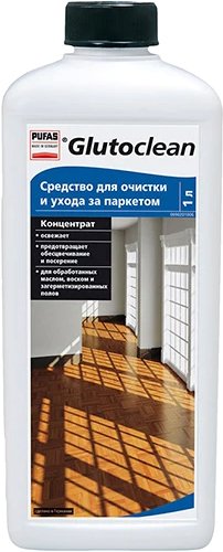 

Средство для деревянного пола Pufas Glutoclean Для паркета Концентрат (1 л)