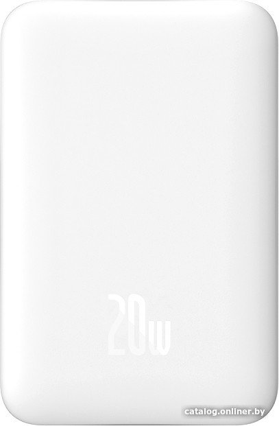 Внешний аккумулятор Baseus Magnetic Mini Air Wireless Fast Charge Power Bank 20W 6000mAh (белый)