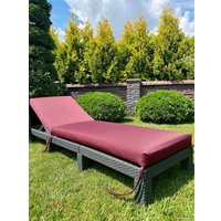 Матрас для шезлонга Loon Гарди 190x60 (бордовый)
