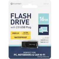 USB Flash Platinet F-Depo 16GB (черный)