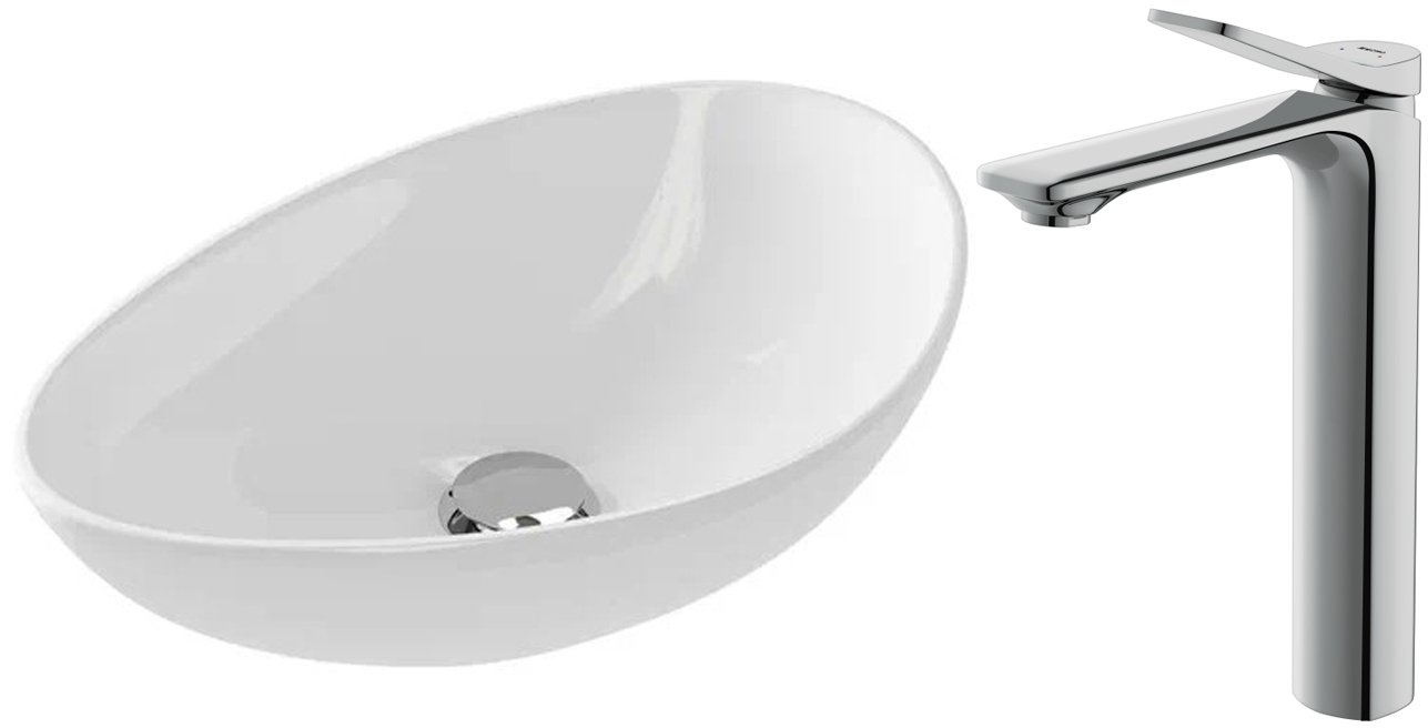 Умывальник Cersanit Moduo 55 Leaf 63571 + 63054