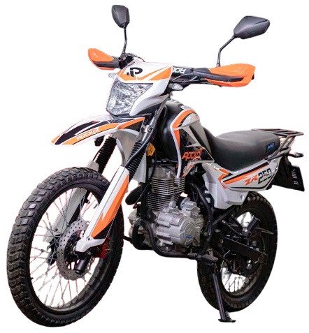 Мотоцикл Rockot ZR250 (белый/оранжевый)