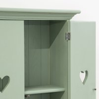 Шкаф-витрина Диприз Прованс Д.73006.2 (зеленый) в Солигорске