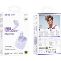 Наушники Hoco EW201 (сиреневый)