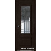 Межкомнатная дверь ProfilDoors 2.90XN L 60x200 (дарк браун/стекло прозрачное)