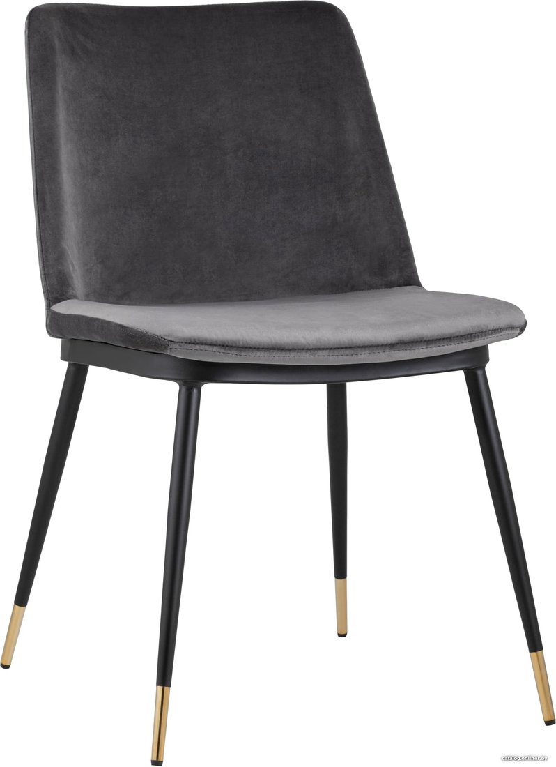 Стул Stool Group Мелисса велюр (темно-серый)