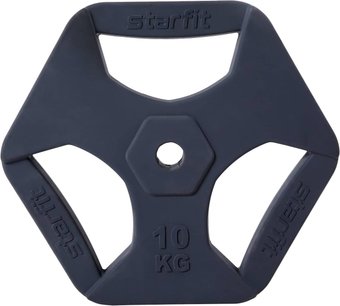 Диск Starfit BB-205 10 кг (темно-серый)