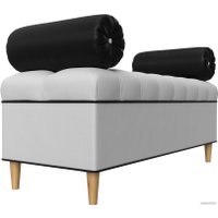 Банкетка Лига диванов Глория 29277 (экокожа белый/черный)