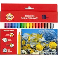 Фломастеры Koh-i-Noor Hardtmuth 771002AH05KS (18 шт)