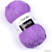 Пряжа для вязания Yarnart Jeans Plus 55% хлопок/45% полиакрил 72 100 г (160 м, фиолетовый)