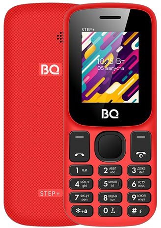 Кнопочный телефон BQ BQ-1848 Step+ (красный)