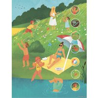 Книга издательства Мозаика-Синтез. Многоразовые наклейки. В деревне МС12978