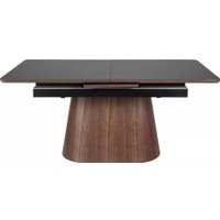Кухонный стол Signal Monaco 160-200/90 (черный/орех)