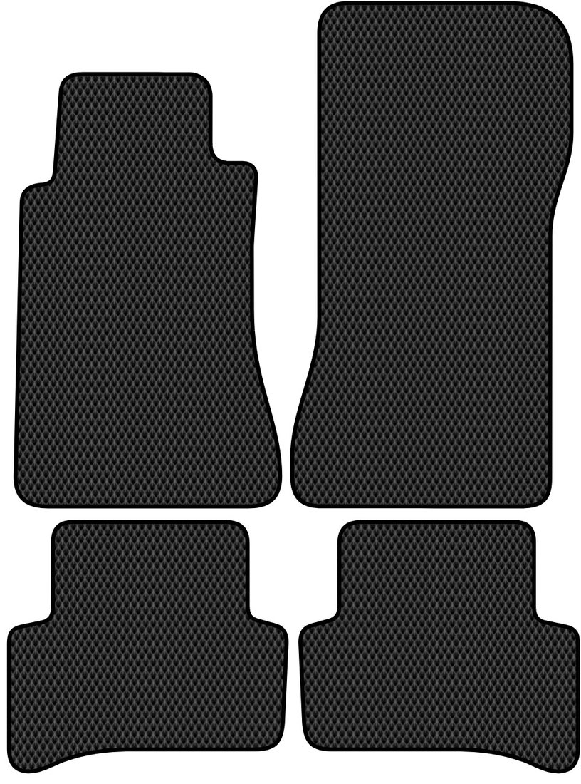 

Комплект ковриков для авто Alicosta Mercedes-Benz C-Class II (седан, универсал / W203, S203) 2004 - 2008 (черный, ромб)