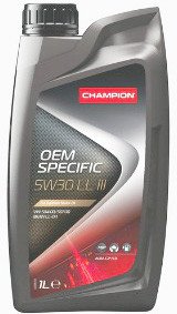 

Моторное масло Champion OEM Specific 5W-30 C3 LL III 1л